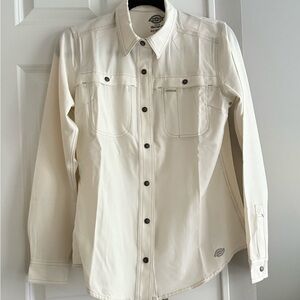 Dickies women’s Off-White Shirt Cooling Temp-IQ XS